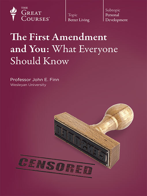 Title details for The First Amendment and You by John E. Finn - Available